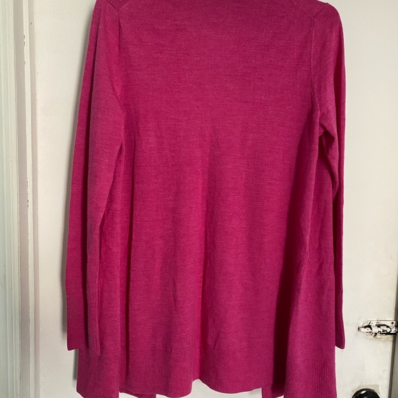 Talbots 100% Pure Marino Wool Pink Cardigan (M) - Picture 2 of 6